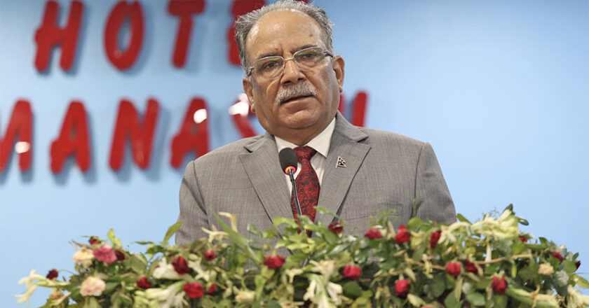 इँटको जवाफ पत्थरले दिने होः प्रधानमन्त्री पुष्पकमल दाहाल प्रचण्ड