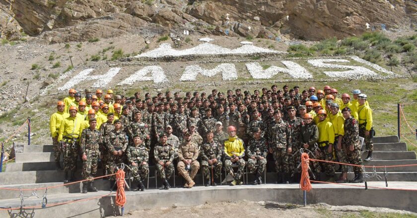 मुस्ताङमा विदेशीसहित ८० जना सेनाका लागि एड्भान्स शैन्य अभ्यास तालिम शुरु
