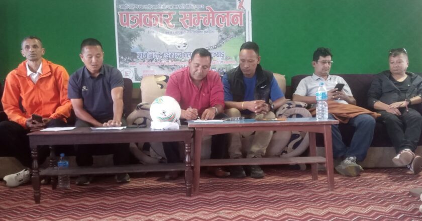 अरुण भ्याल्ली फुटबल प्रतियाेगिता आयाेजना गर्दै एडभान्स