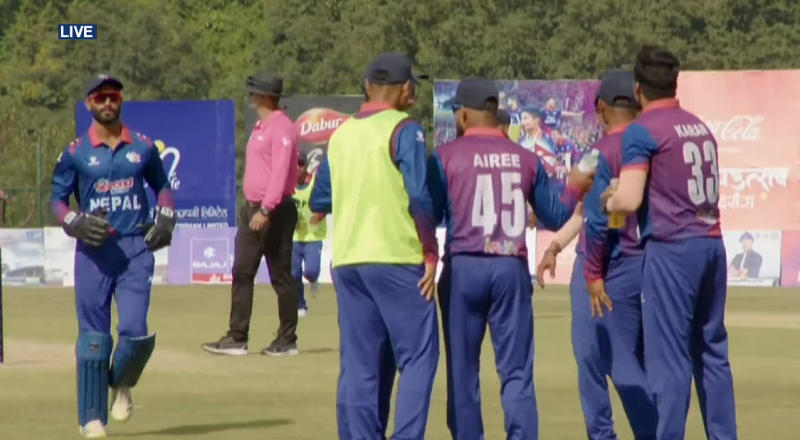 नेपाललालाई युएईको १ सय ४१ रनको लक्ष्य