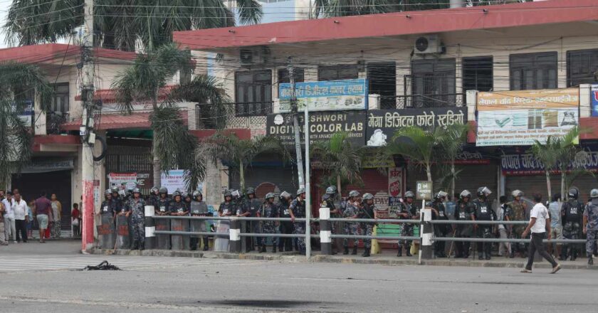 नेपालगञ्जमा आज पनि कर्फ्यू