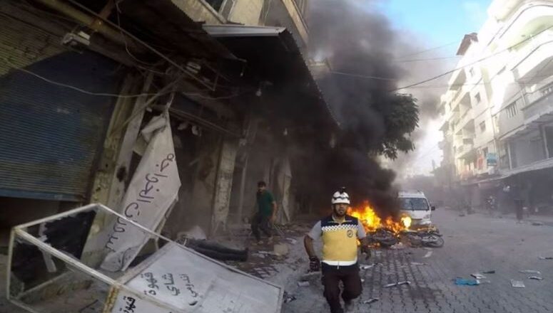 सिरियामा सैनिक अधिकृतको दीक्षान्त समारोह चलिरहेको स्थानमामा ड्रोन आक्रमण हुँदा एक सय बढिको मृत्यु