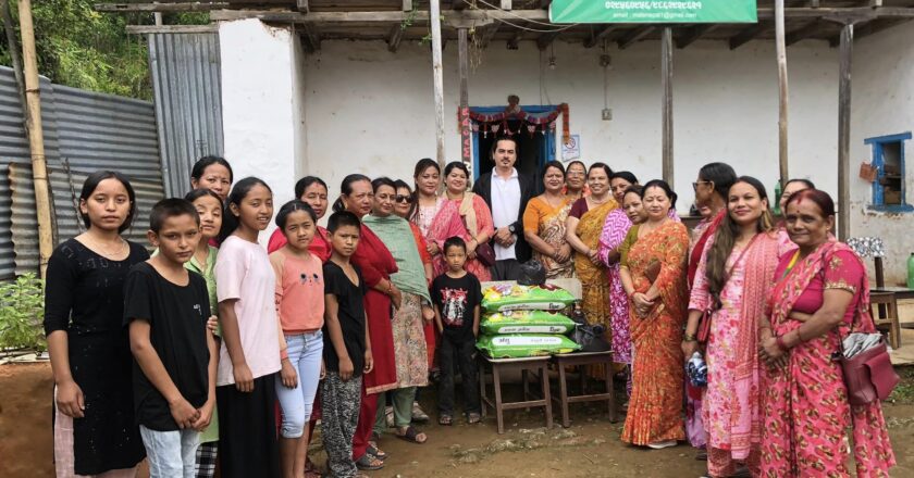 नेपाल महिलासघं सङ्खुवासभाद्वारा स्थापना दीवसका अवसरमा बाल कल्याण गृहलाई सहयोग